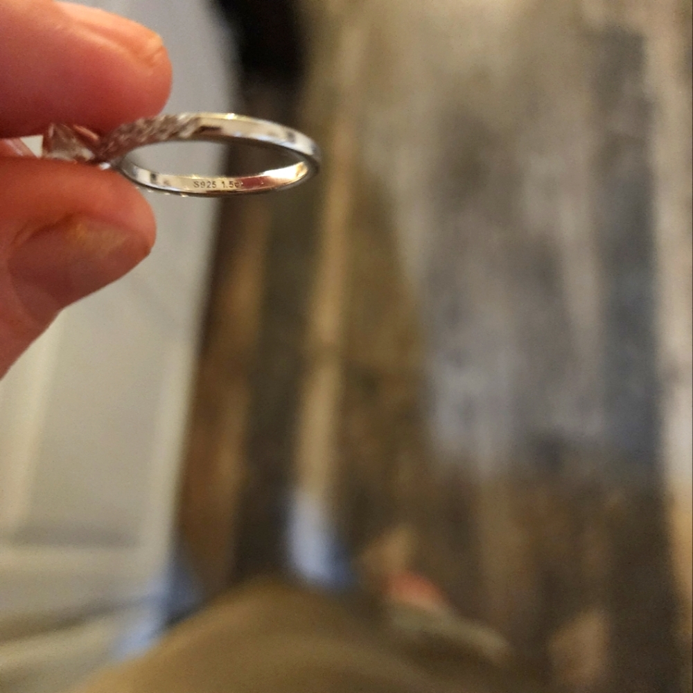 Moissanite Engagement Ring - image 4